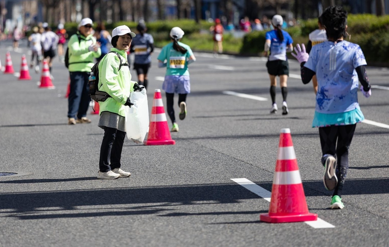 コース整理・案内の活動風景